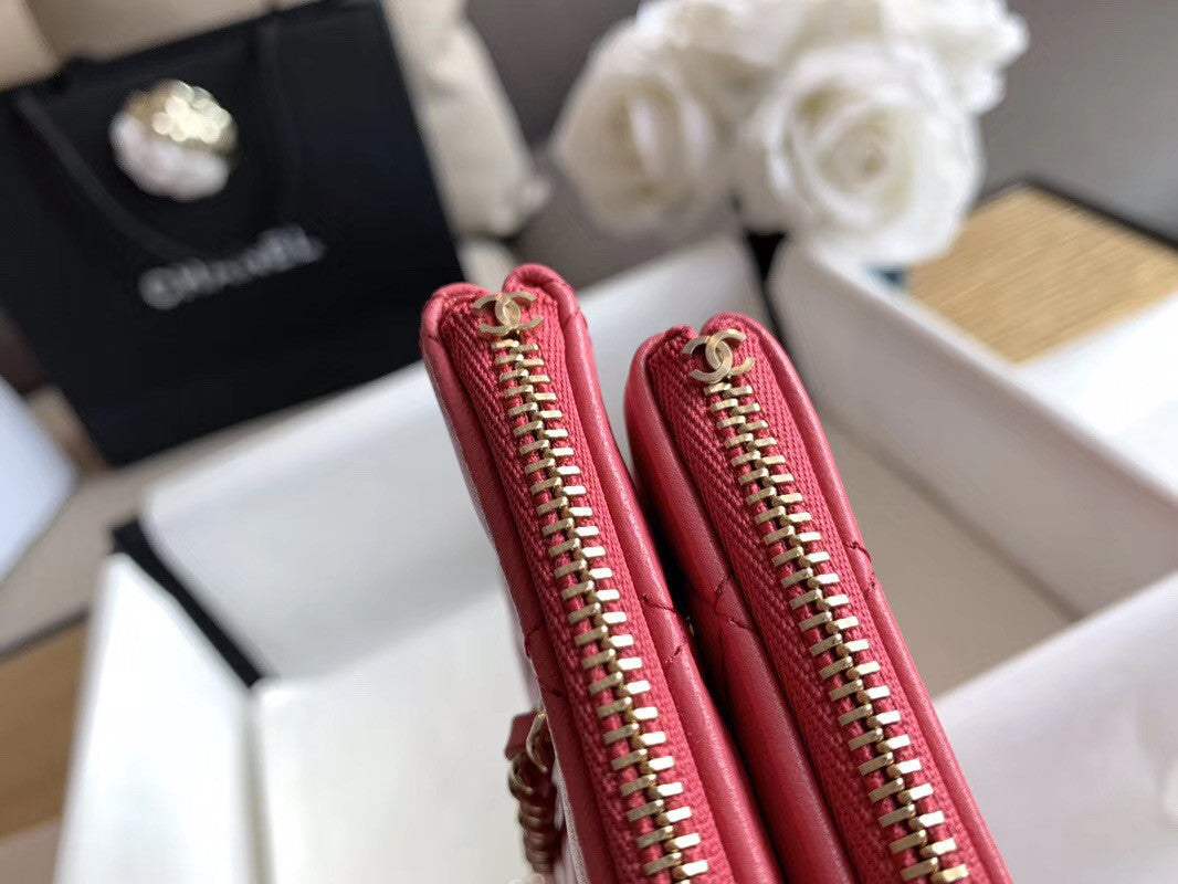 Chanel Clutch With Chain Pink