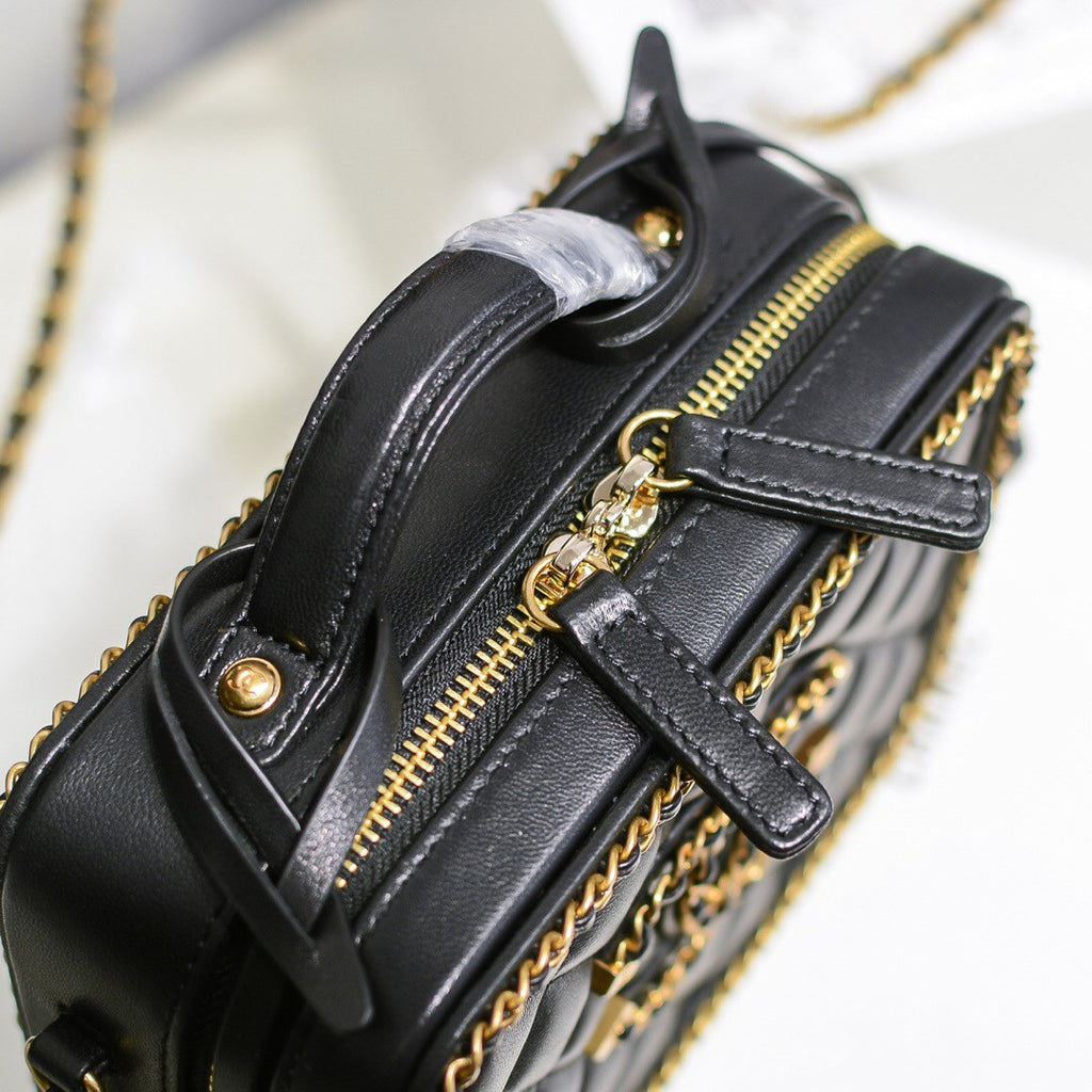 Chanel Small Vanity Case Black