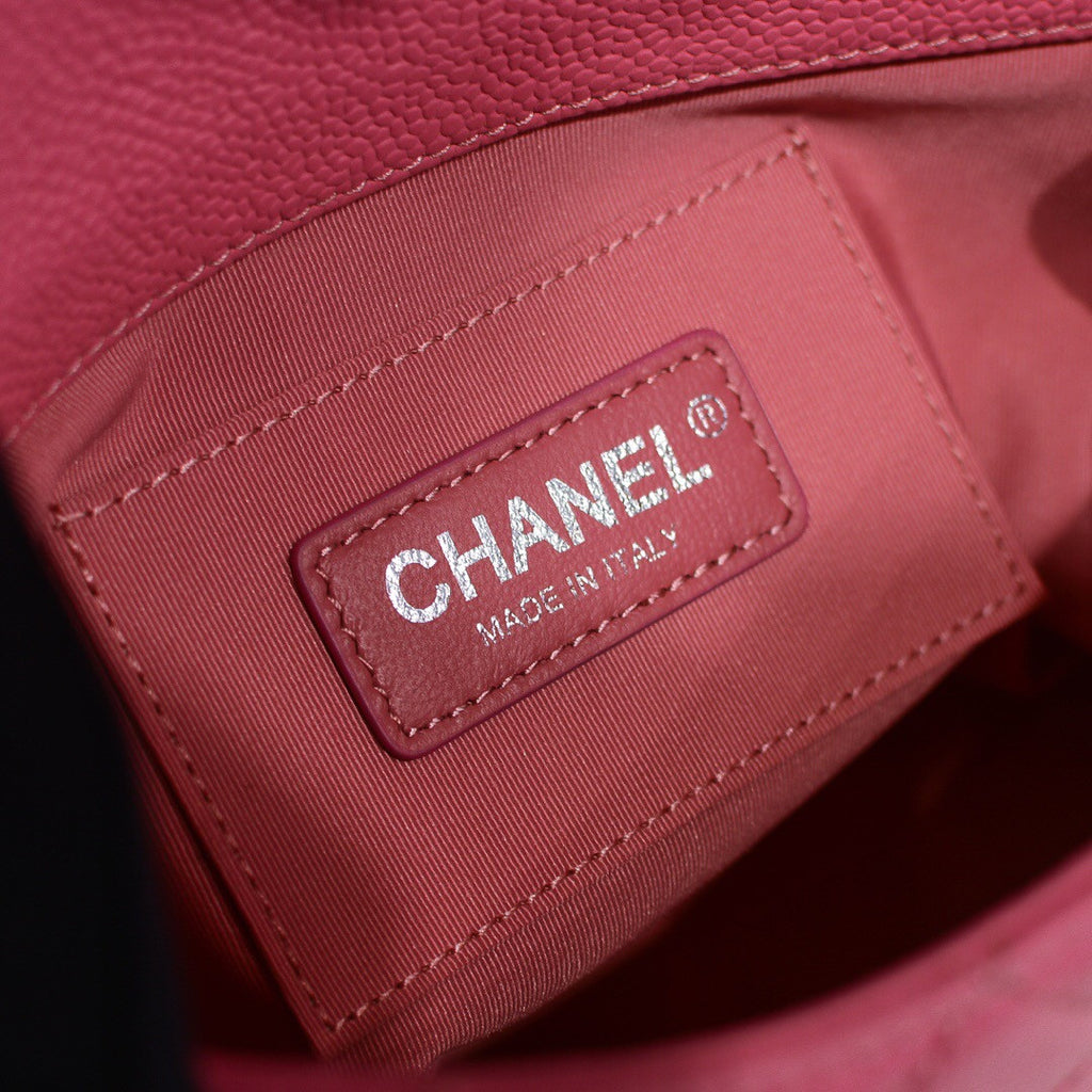 Chanel Flap Bag With Lacquered Metal