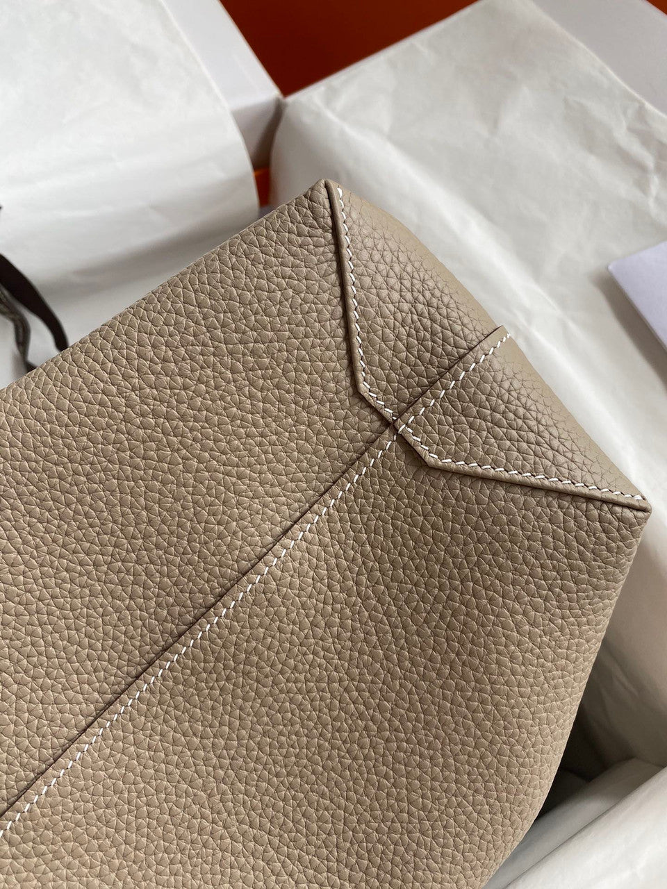 Hermes Double Sens Tote 30 Etoupe & Gris Tourterelle