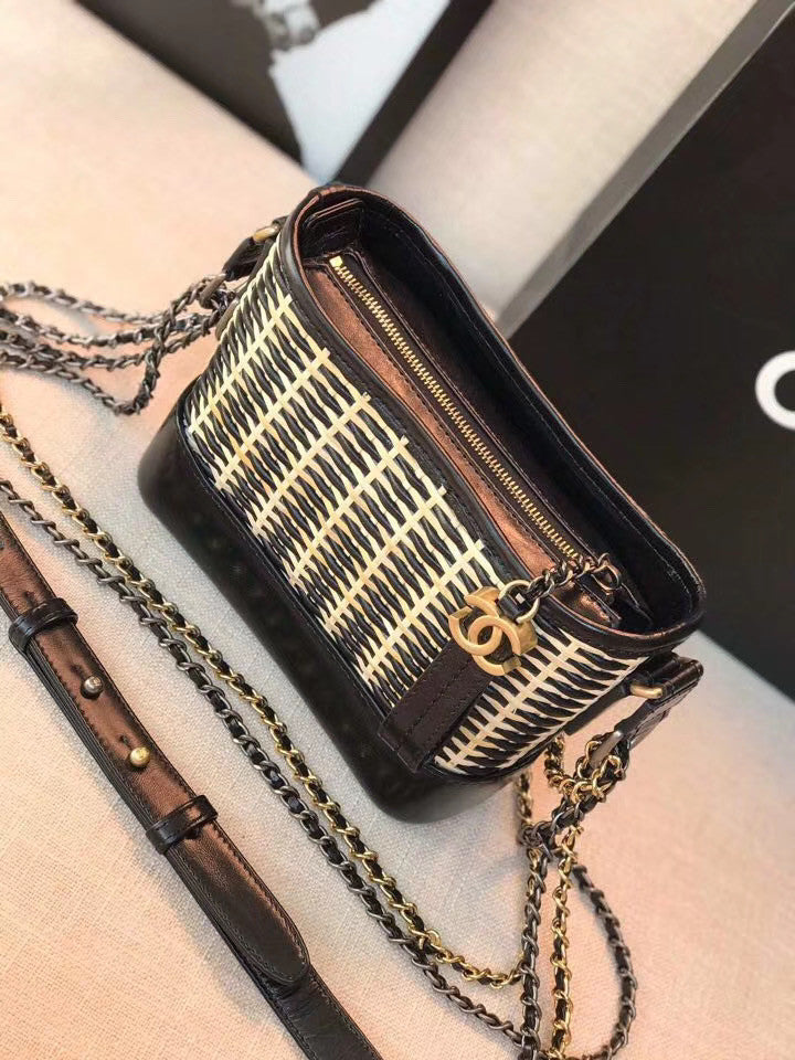 Chanel  CHANEL'S Rattan GABRIELLE Small Hobo Bag