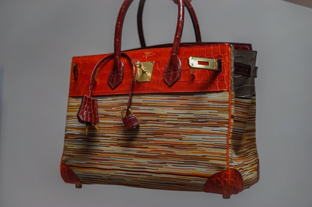Hermes Niloticus Crocodile  Vibrato Leather BIRKIN 25CM Multiple color I I