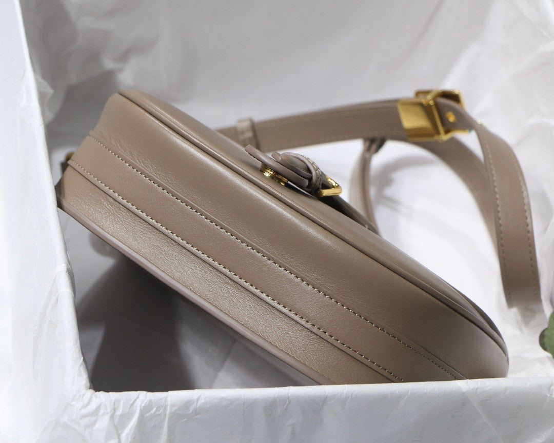 Christian Dior MEDIUM DIOR BOBBY BAG Warm Taupe Grained Calfskin