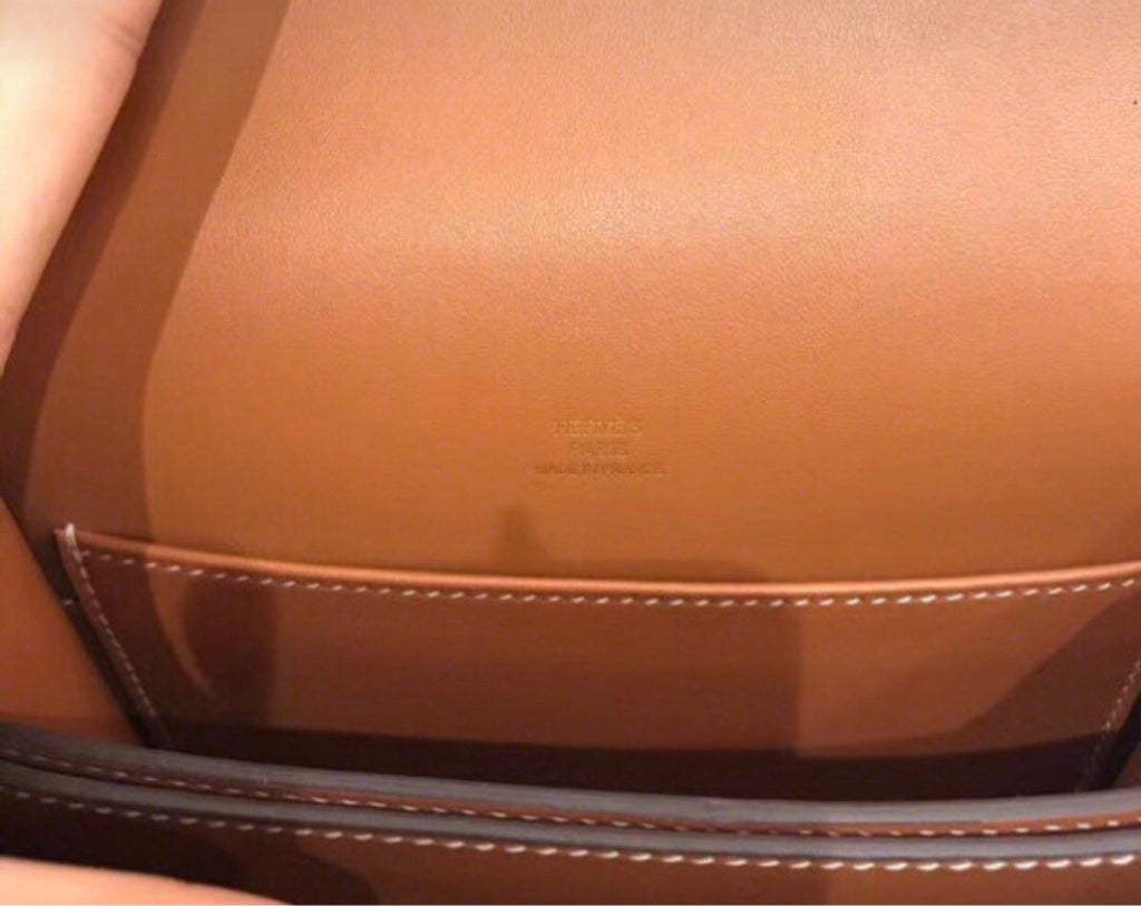 Hermes Barenia Leather Gold Roulis Bag