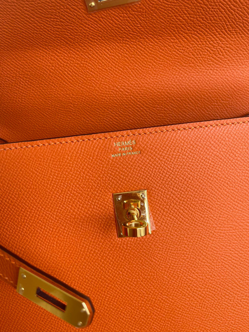 Hermes Kelly Sellier 20 en Desordre Orange