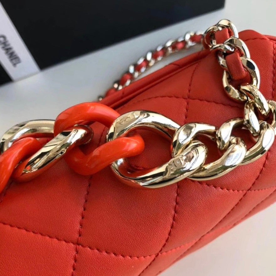 Chanel 19 Flap Bag AS1354 Red