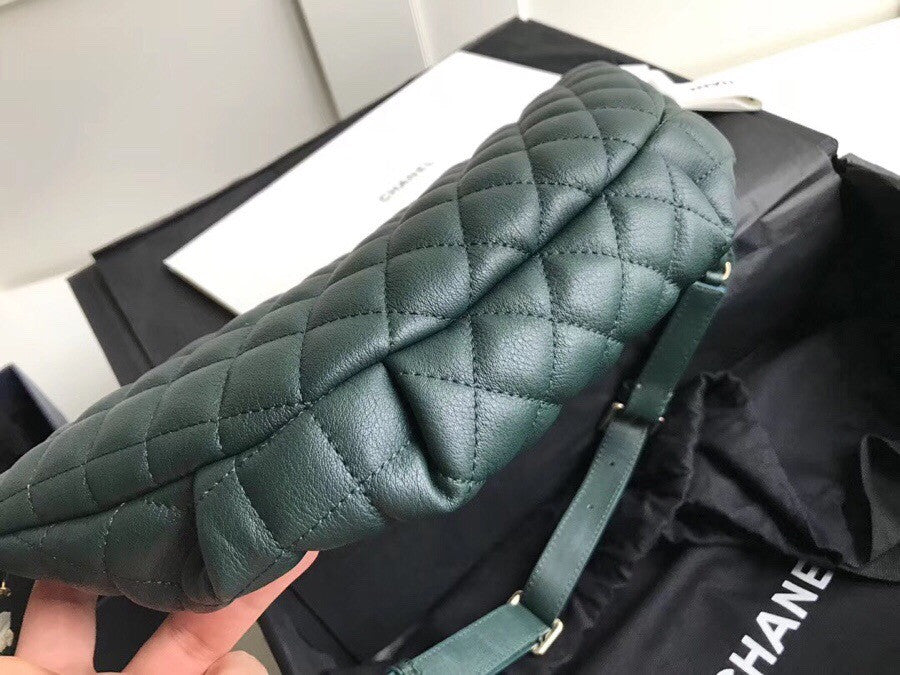 Chanel Matelasse Bum-Bag Waist Porch Green bag