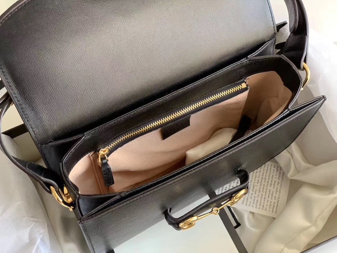 Gucci 1955 Horsebit shoulder bag Black