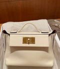 Hermès Mini 24/24 – 21 Bag Cream  Evercolor/Swift leather