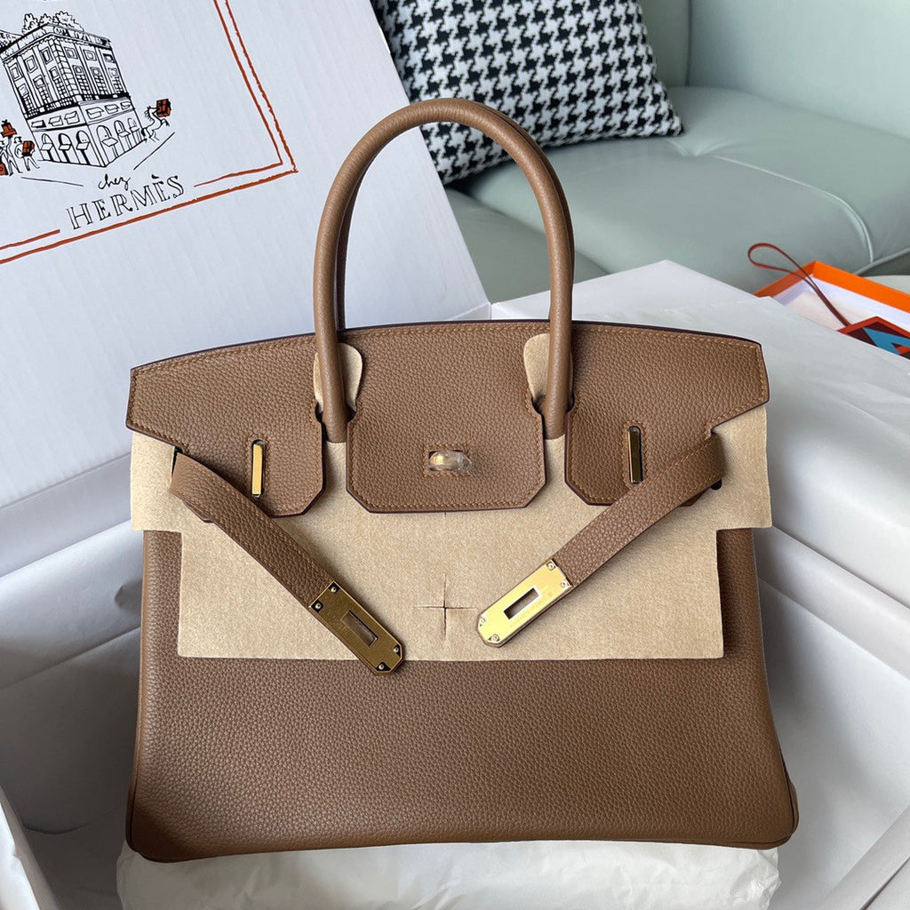 Hermès Birkin 30 cm 3G Alezan Togo Leather Gold Hardware