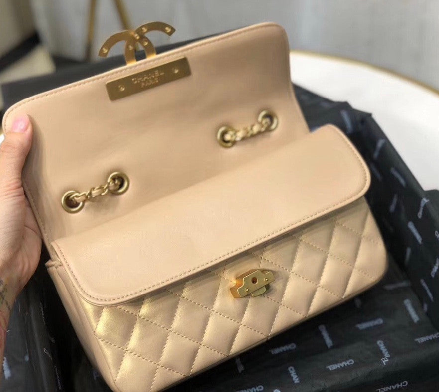 Chanel Small Flap Bag A57275 Gold