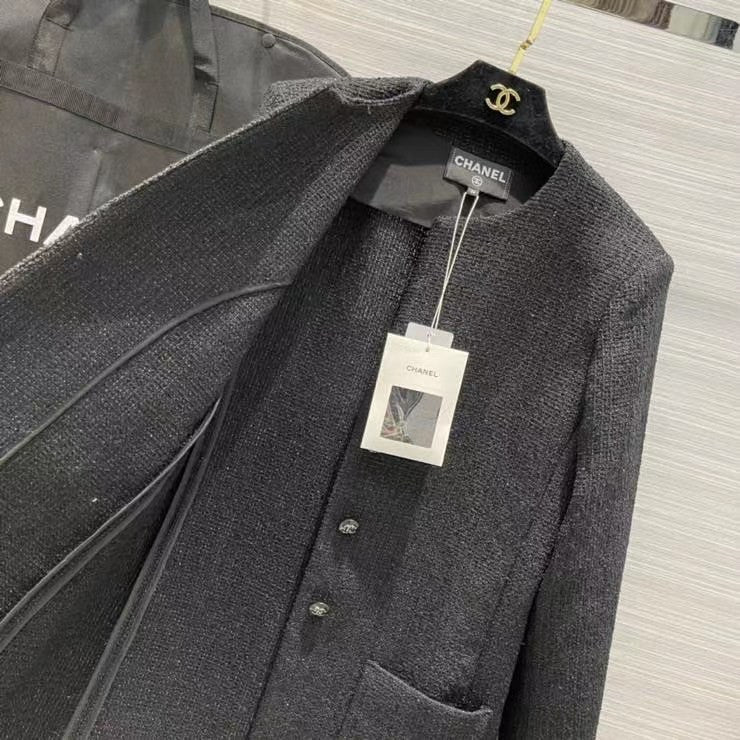Chanel Iridescent Cotton Tweed Jacket