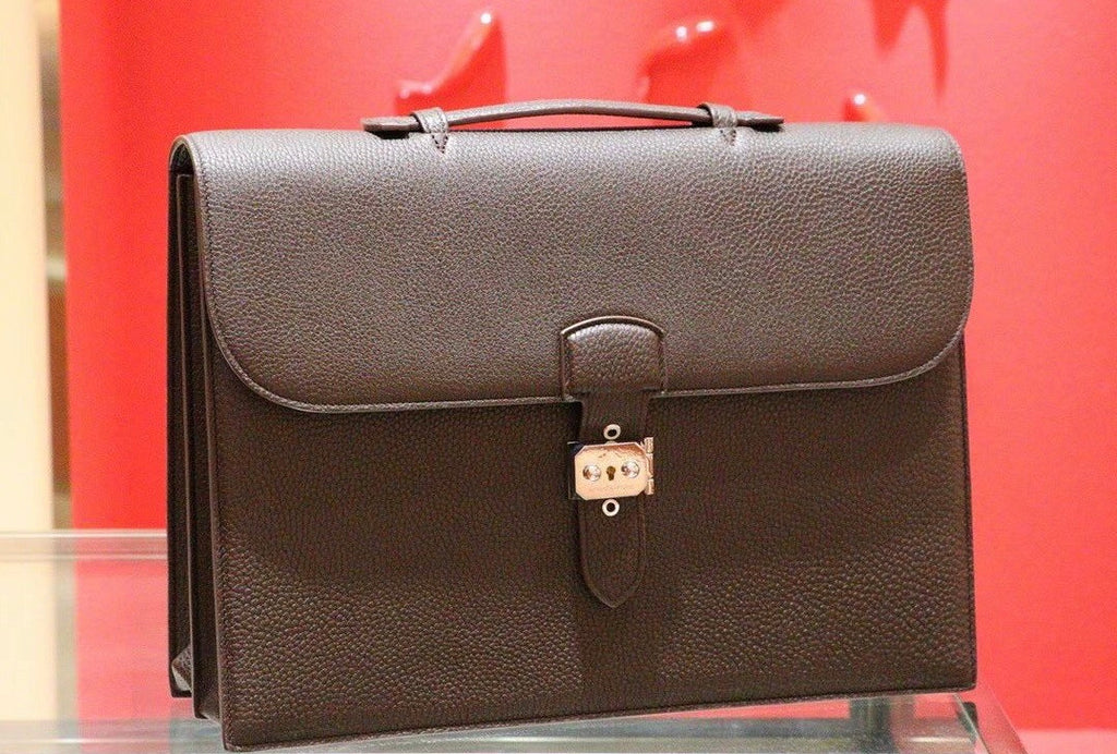 Hermès Sac a Depeche 38 briefcase Marron