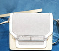 Hermes Special Order Canvas/Swift  Roulis Bag