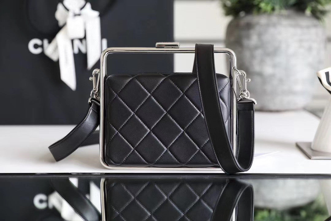 Chanel Lambskin Black Clutch