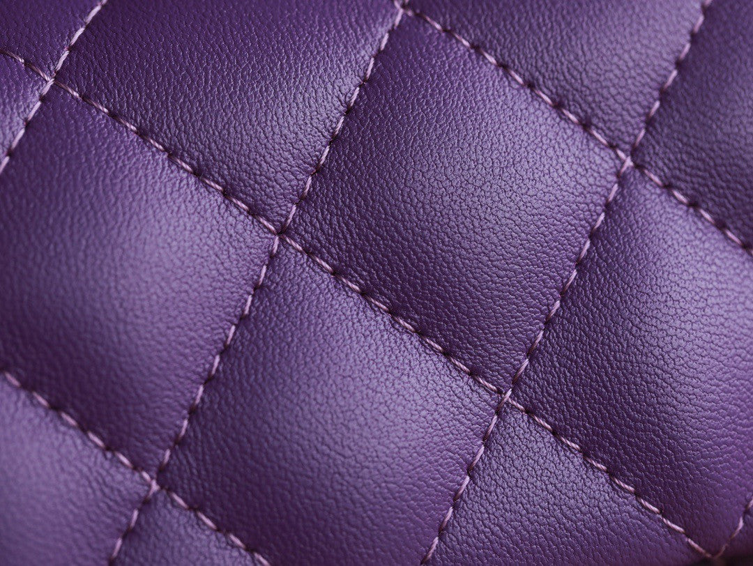 Chanel Fall-Winter 2022/23 Pre-Collection Purple  MINI FLAP BAG WITH TOP HANDLE