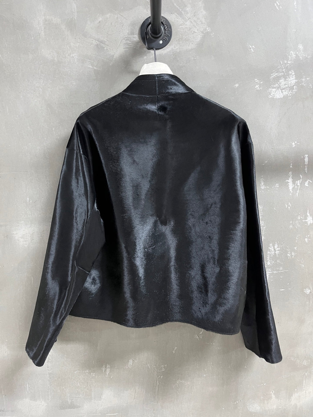 Loro Piana Chocolate Brown Calf Hair Jacket — New Release Loro Piana