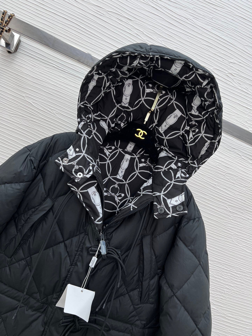 Hermes "Promenade du Matin" reversible puffer coat