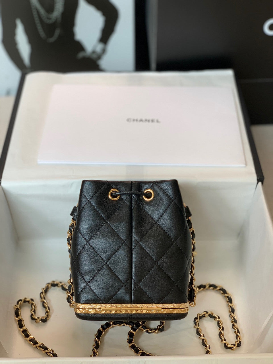 Chanel SMALL BUCKET WITH CHAIN