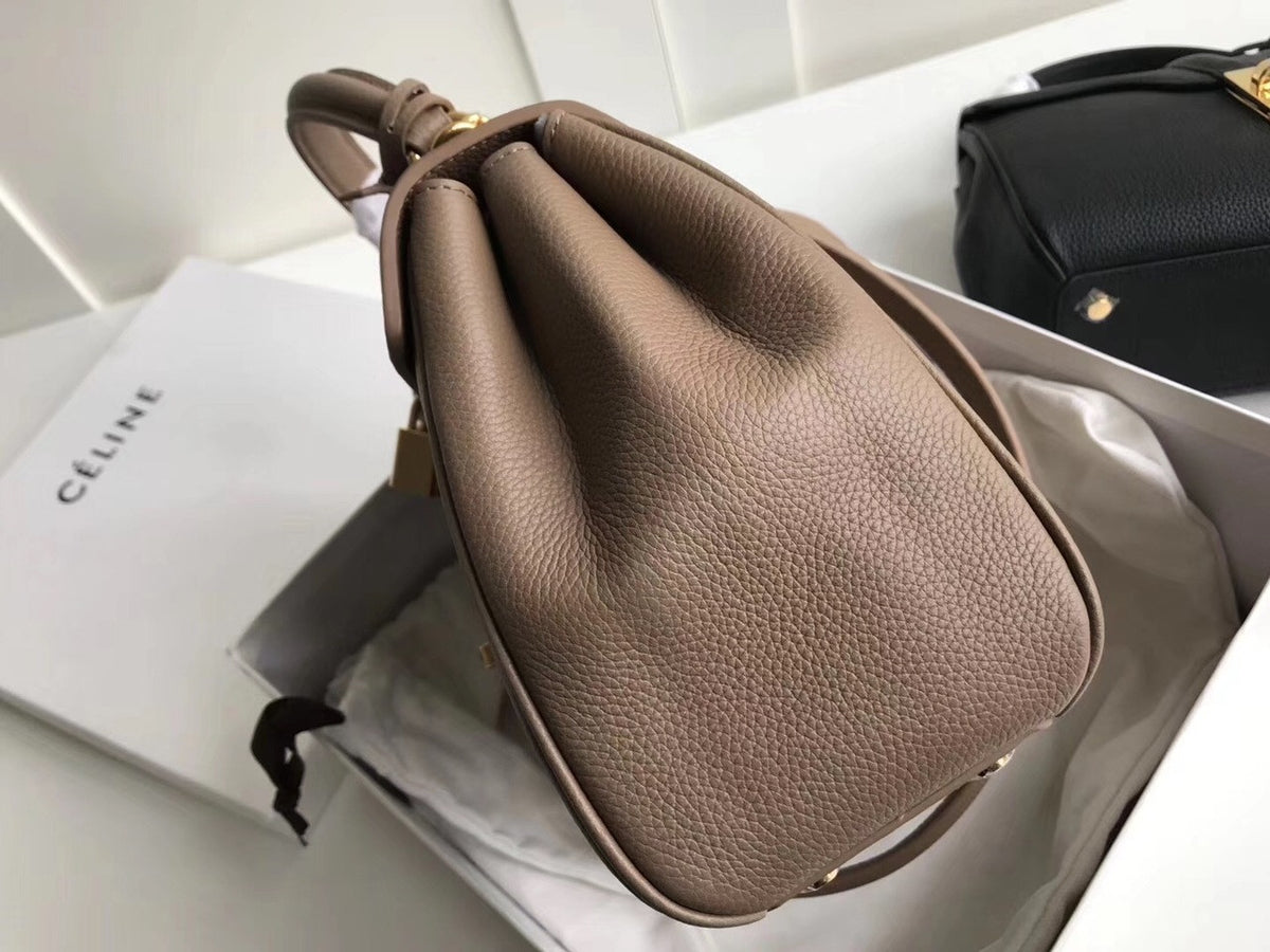 Celine SMALL 16 BAG IN SATINATED CALFSKIN NUDE