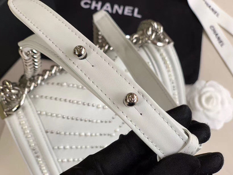Chanel Small Pearl BOY CHANEL Handbag