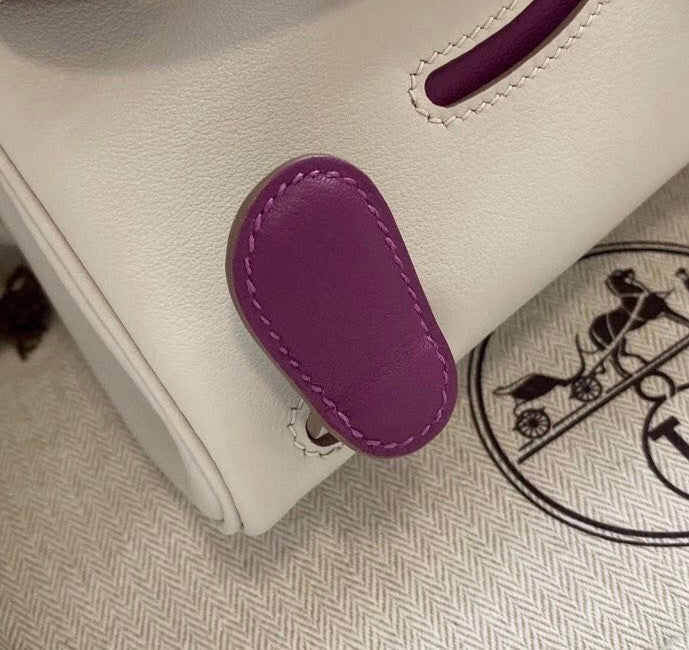 Hermes Quelle Idole Kelly Doll Bag Gris Perle Swift Palladium Hardware