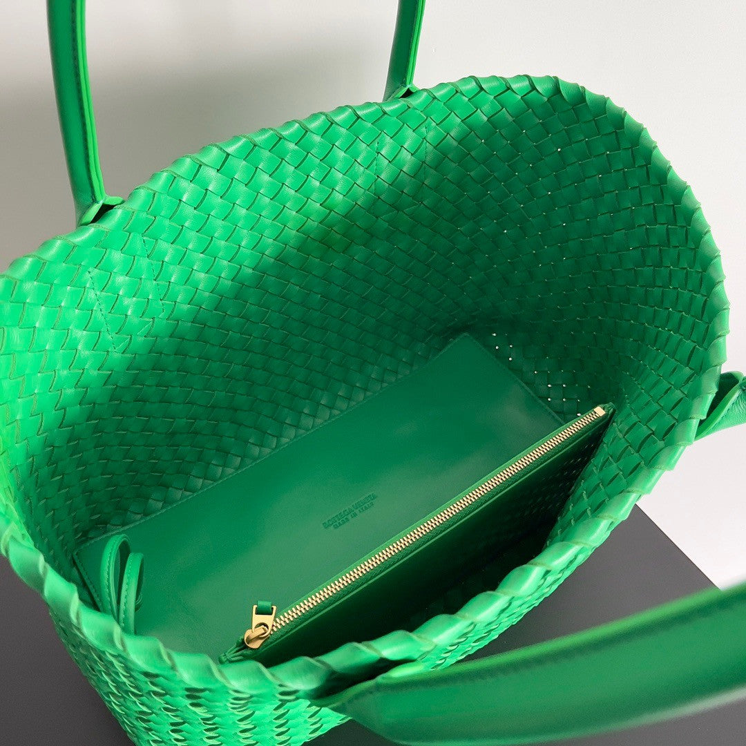 Bottega Veneta Small Cabat Green