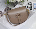 Christian Dior MEDIUM DIOR BOBBY BAG Warm Taupe Grained Calfskin