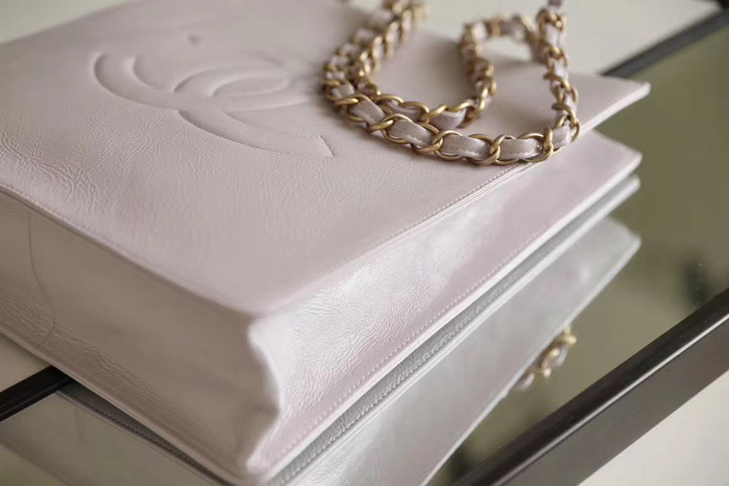 Chanel Lilac Shopping Bag AS1945