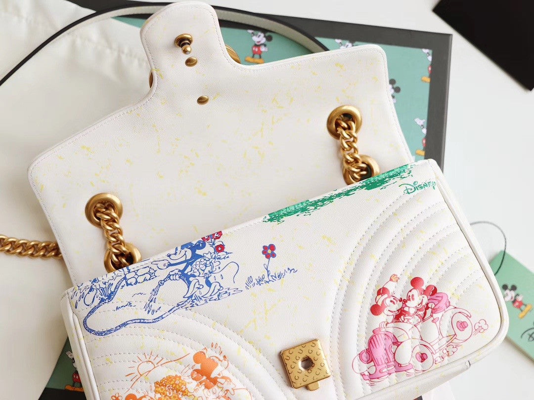 Gucci Online Exclusive Disney x Gucci GG Marmont small shoulder bag