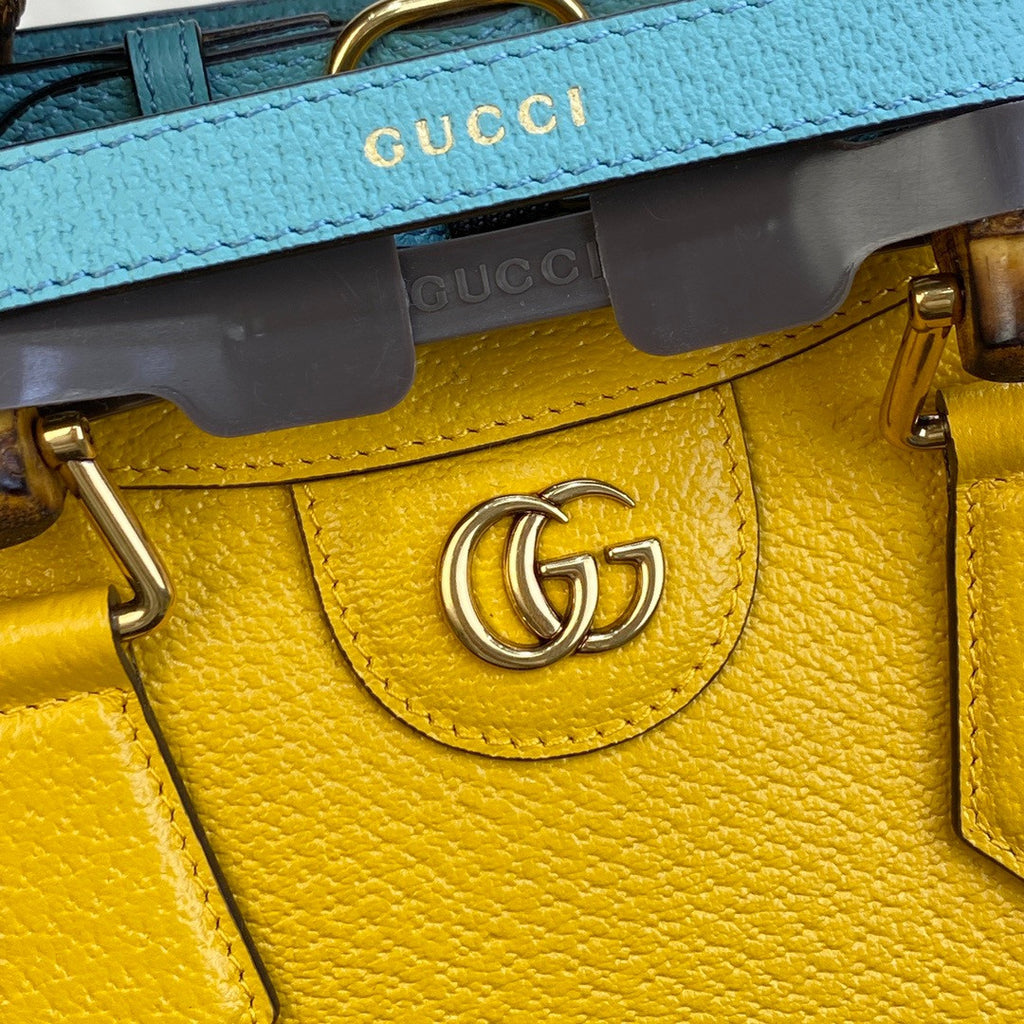 Gucci Diana small tote bag Yellow