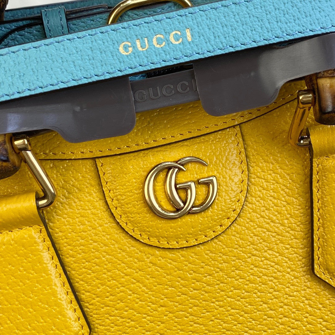 Gucci Diana small tote bag Yellow