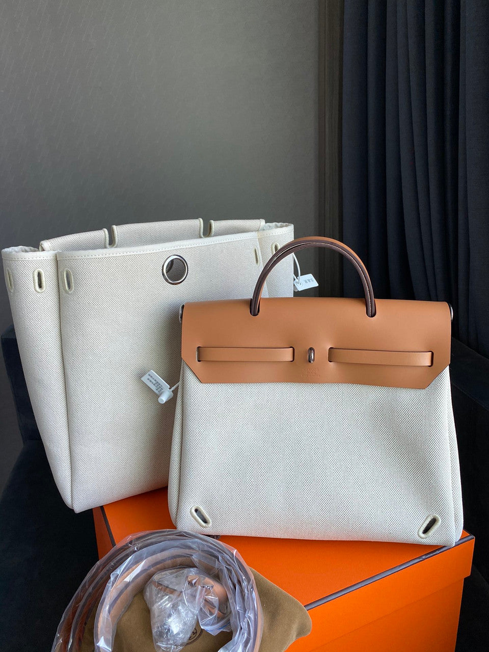 Hermes Herbag a dos Zip retourne backpack