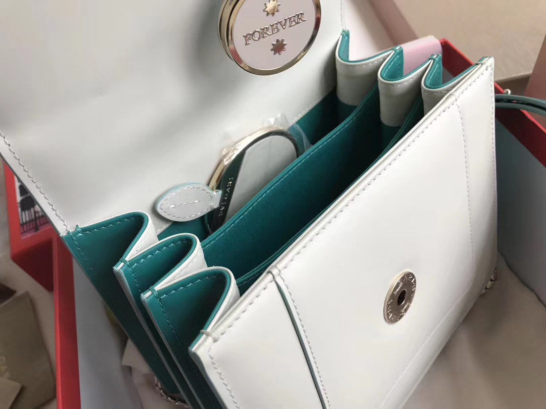 BVLGARI Limited Edition Serpenti Forever leather shoulder bag Green