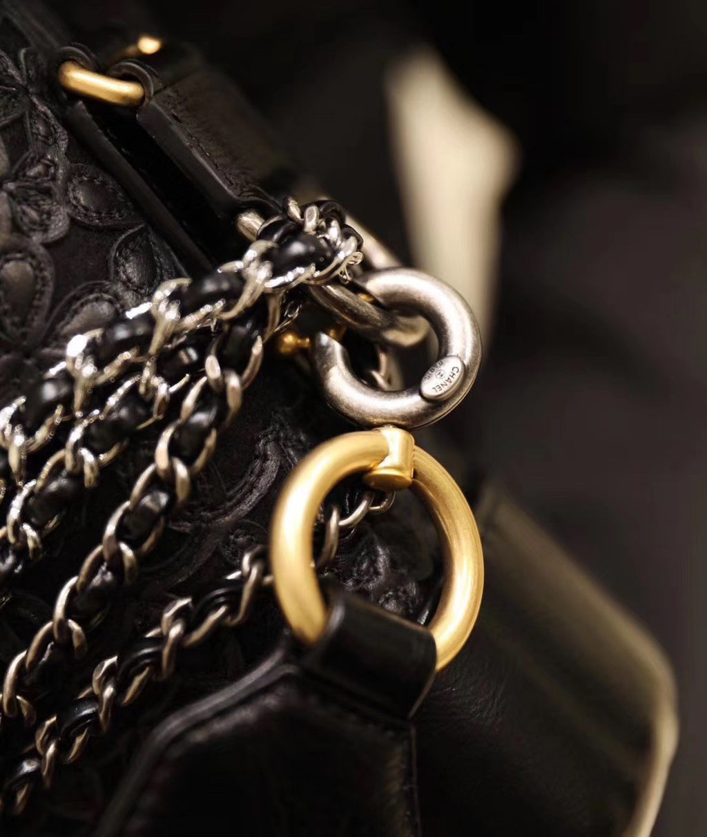 Chanel CHANEL'S GABRIELLE Small Hobo Bag AS0865 Black