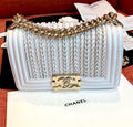 Chanel Small BOY CHANEL Handbag with Embroidered Calfskin