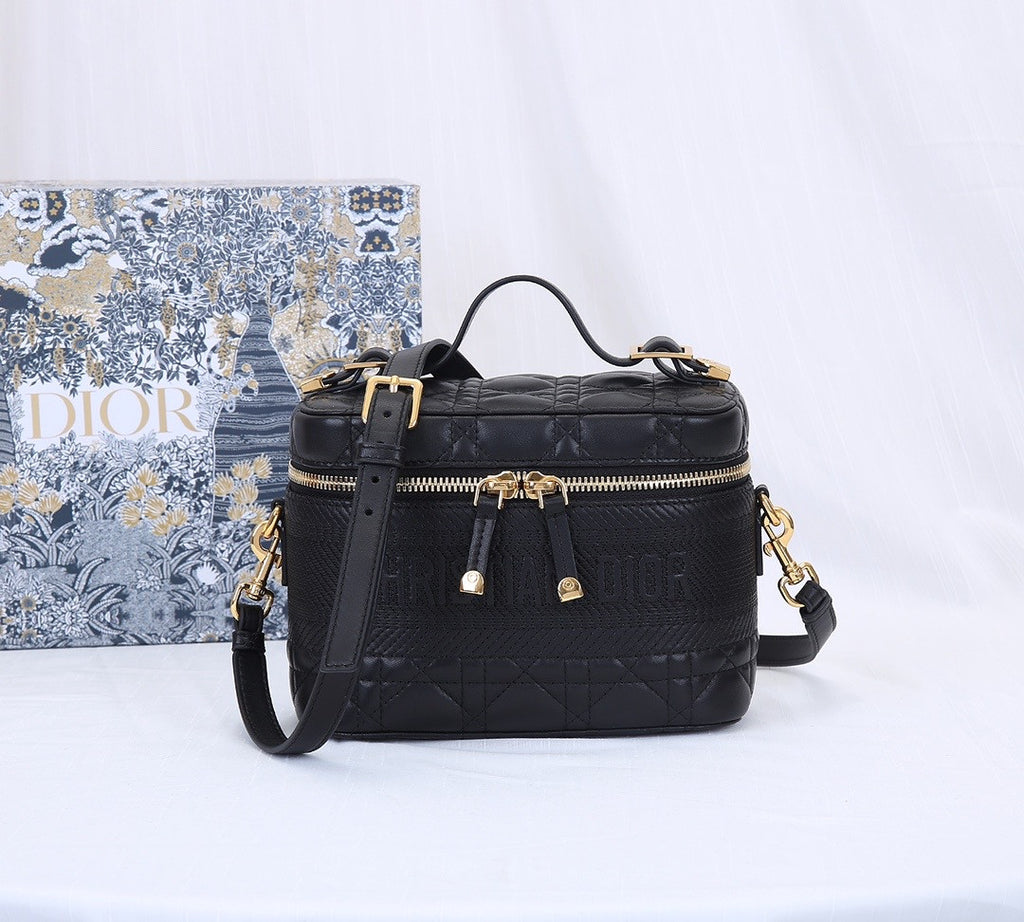 Christian Dior SMALL DIORTRAVEL VANITY CASE BLACK