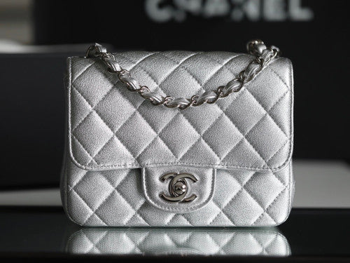 Chanel Metallic Lambskin mini flap bag