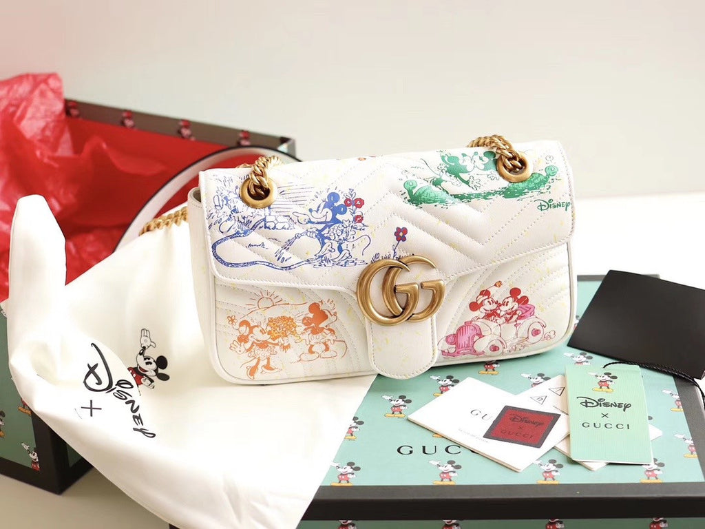 Gucci Online Exclusive Disney x Gucci GG Marmont small shoulder bag