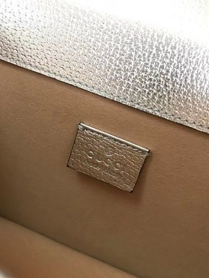 Gucci Silver Dionysus small shoulder bag