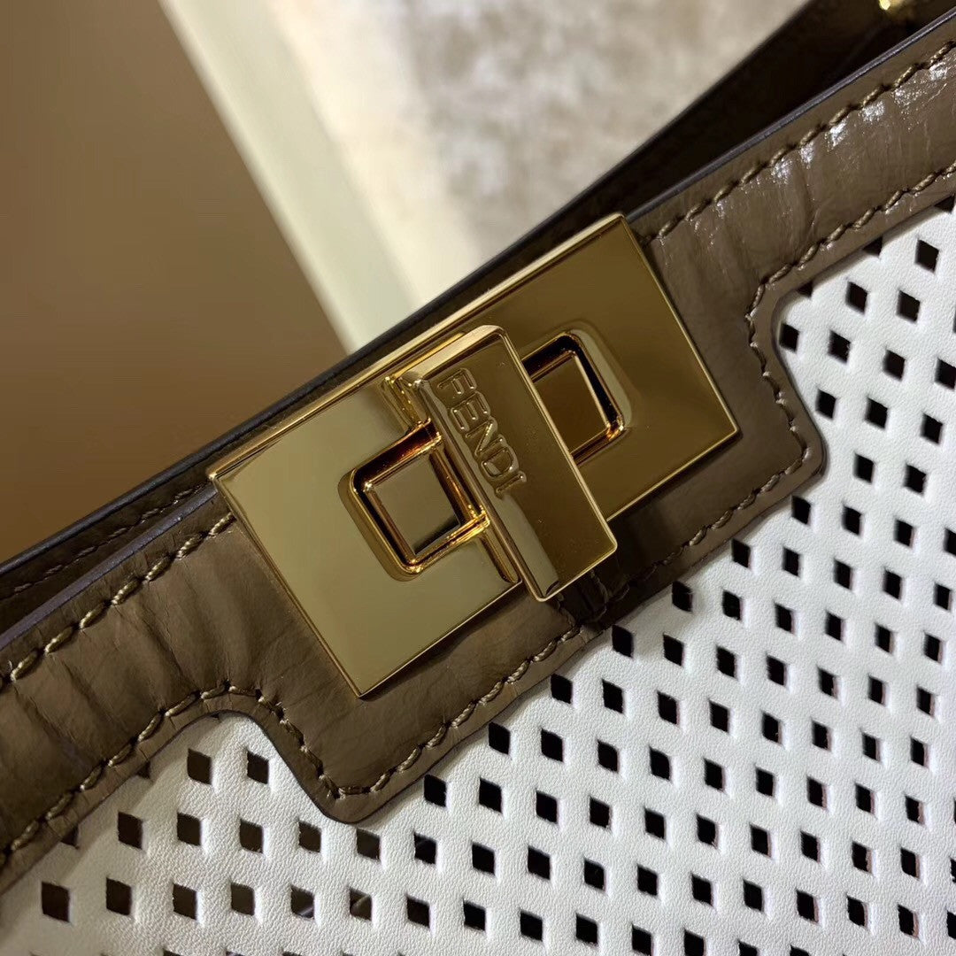 Fendi PEEKABOO X-LITE MEDIUM WHITE