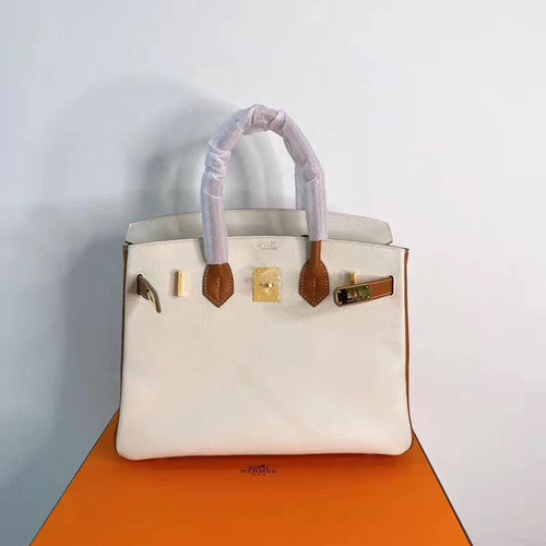Hermes Bi-coloured Birkin 25cm Swift Gold Hardware
