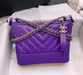 CHANEL'S Purple GABRIELLE Small Hobo Bag