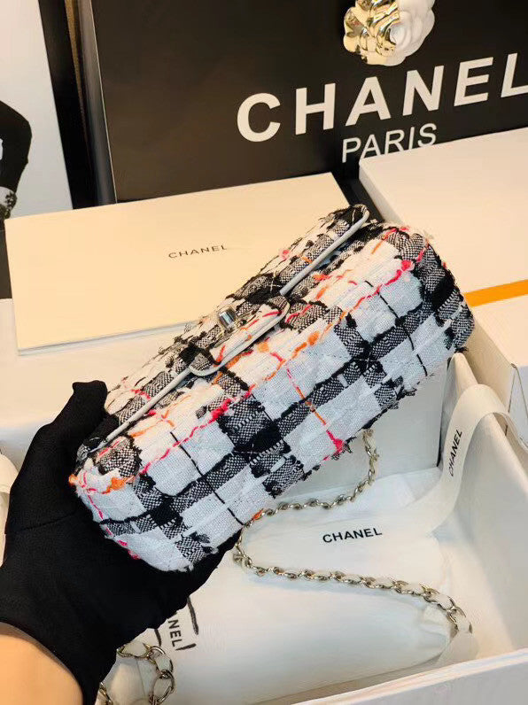 Chanel Tweed Mini Flap Bag