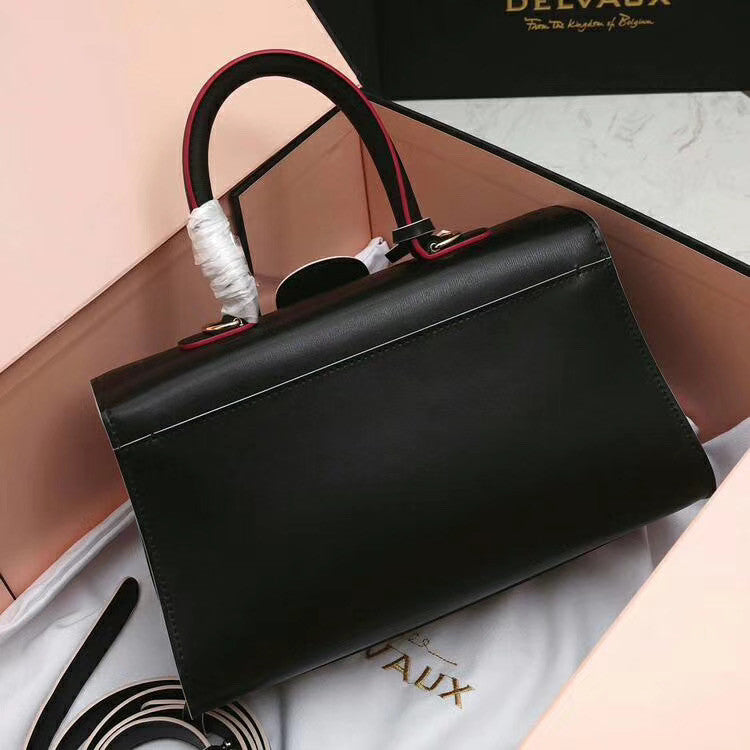 Delvaux Le Brilliant East/West mini Cashmere bag Black
