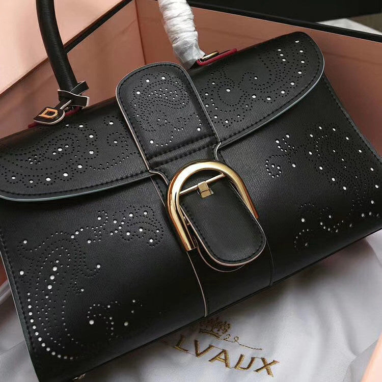 Delvaux Le Brilliant East/West mini Cashmere bag Black