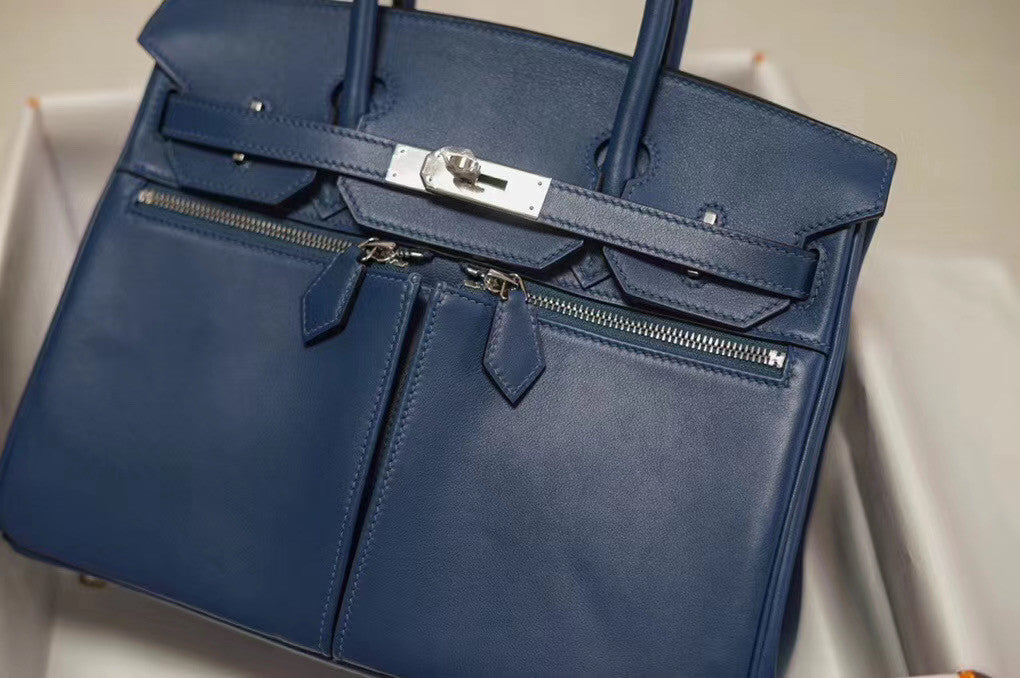 [Exclusive] Hermes Birkin Lakis 30 Bag with palladium hardware