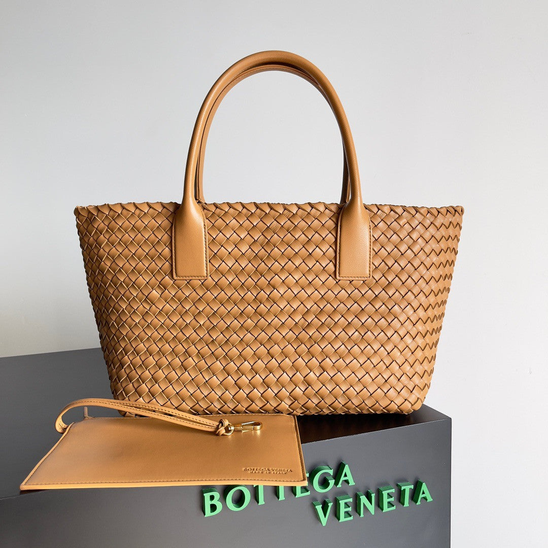 Bottega Veneta Small Cabat Gold