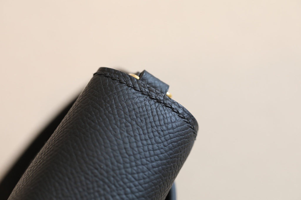 Hermes Kelly Wallet to Go Black EPSOM GHW
