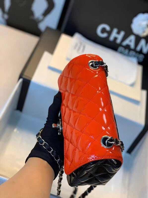 Chanel Patent Classic Handbag